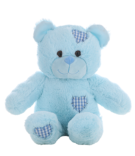 "Patches" De Blauwe Beer (40 cm)