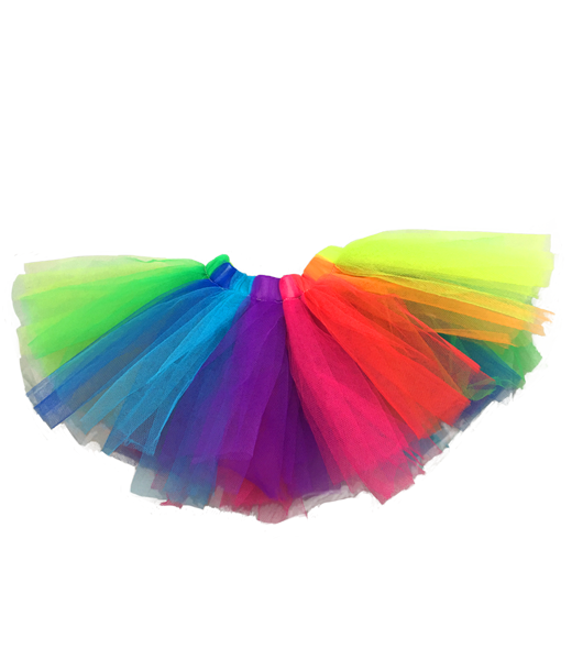 "Regenboog Tutu" (40 cm)