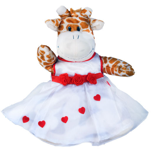 "Hartjes/liefdes jurk" (40 cm)