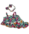 "Groene Muumuu Jurk/Haarband" (40 cm)