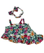"Groene Muumuu Jurk/Haarband" (40 cm)