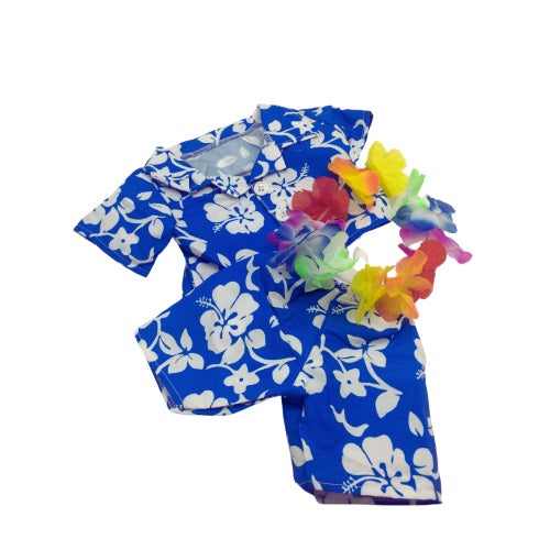 "Hawaii Aloha Broek/Shirt" (40 cm)