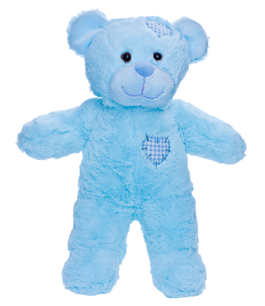 "Patches" De Blauwe Beer (40 cm)
