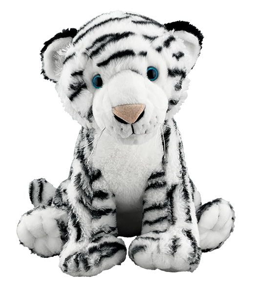 "Betty" De witte tijger (40 cm)