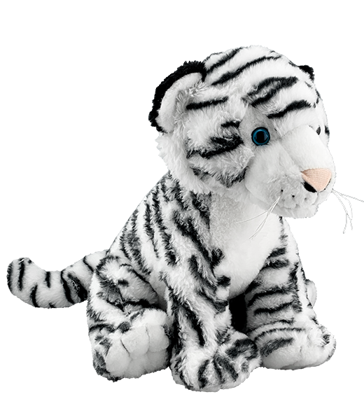 "Betty" De witte tijger (40 cm)