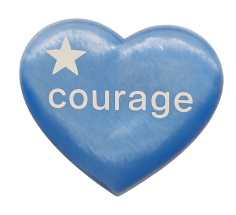 Wensenhartje "Courage"